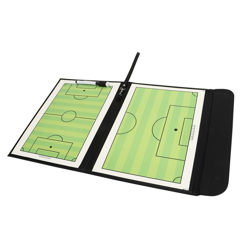 Soccer Coaching Board Portable Foldable Football Magnetic Board Kit with Marker Pen