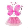 Butterfly Set - Princess Glitter Pixie Fairy for Girls, Dress Up Pretend Play Accessory