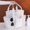 Multi Functional Pockets Mesh Beach Bag Internal Compartments Toiletry Organizer  Pool Use
