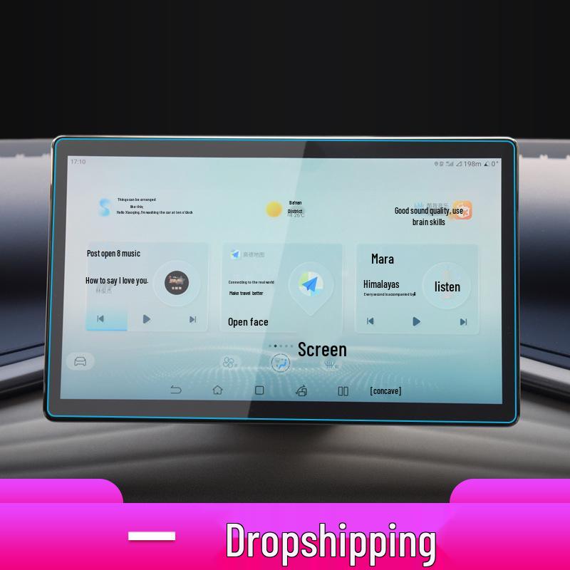 BYD Yangwang U8 Navigation & U7 Control Screen Protector for 25 Models - Tempered Film for Car Modification