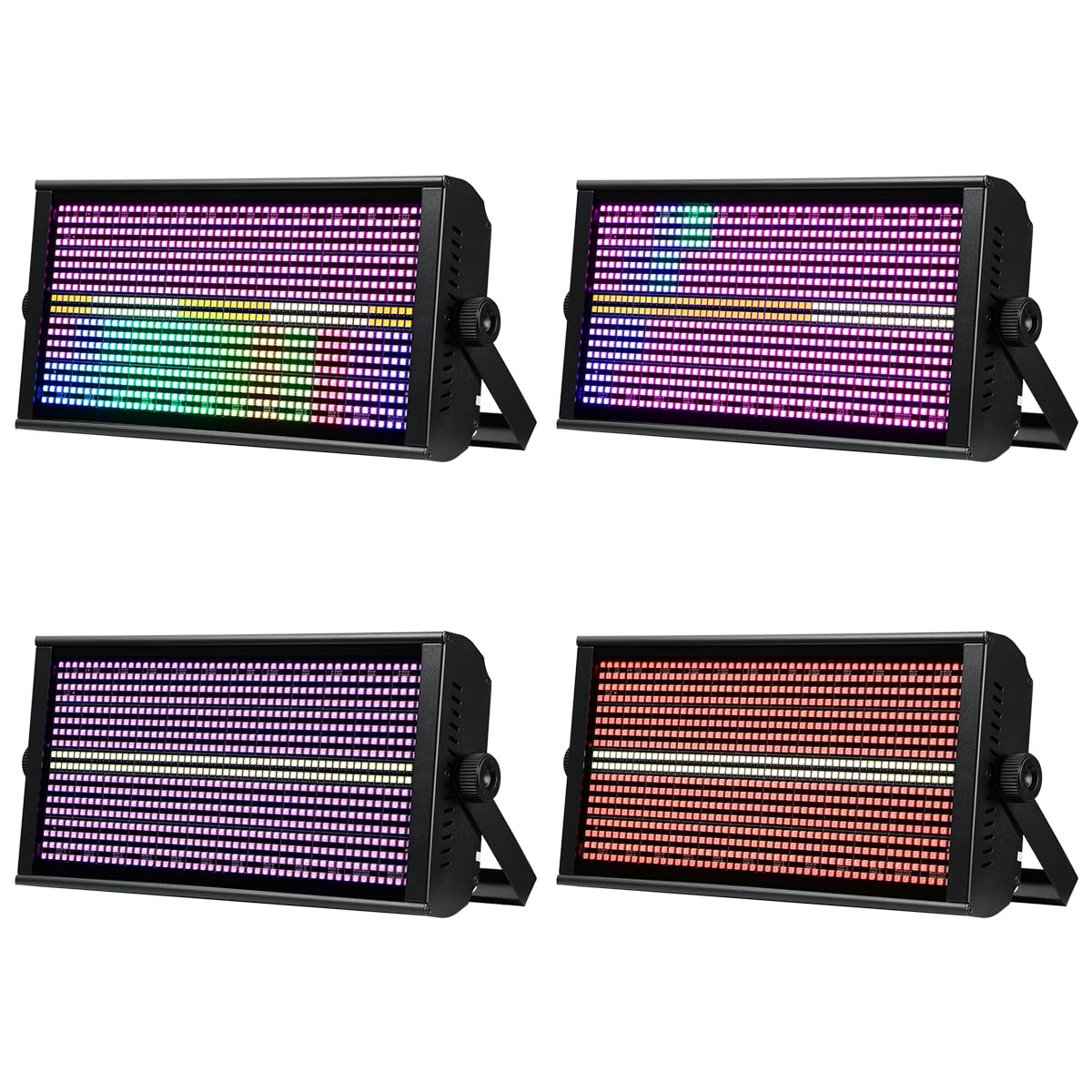 

Betopper LF4808 260W Stage Lighting Matrix Strobe Effect Wash Strobe Light Sound Reactive Flash Stage Uplight DMX DJ Light for Shows of Light, Effect, чорний