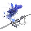 Halloween Lace Feather Gradient Half Face Mask Sexy Costume Party Accessory