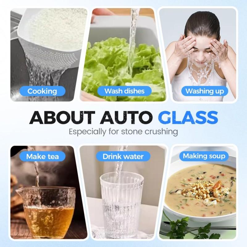 1080 Degree Swivel Stainless Steel Kitchen Faucet Extender Universal Dual Mode Bathroom Sink Accessories with Adapter