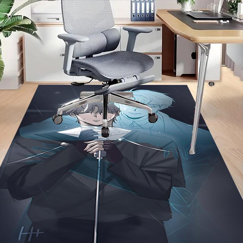 1pc Urban Fantasy Trio Carpet for Playroom Bedroom Living Room Sofa Home Decor,kids Game Area Rug Non-slip Floor Mat Y73021