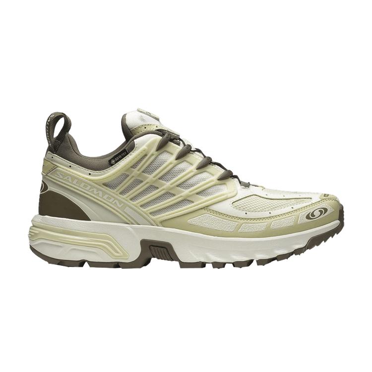 SALOMON ACS Pro GORE-TEX Vanilla Ice Green Haze Men Sneakers Cream Stone-Grey L47736200
