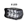 Motorrad Scheinwerfer 8/12/16 LED Fahrlicht Wasserdicht Zusatzscheinwerfer Roller Externer Scheinwerfer Nebelscheinwerfer Zubehör