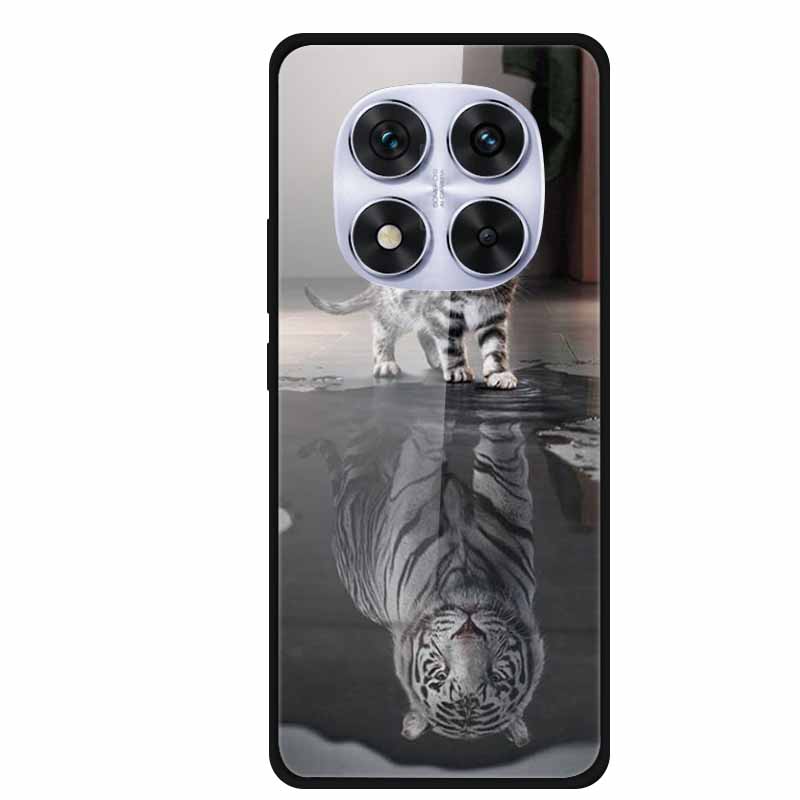 Hard Back Cover For Xiaomi Redmi Note 14 Pro 5G Case Soft Bumper Tempered Glass Case For Redmi Note 14 Pro 4G Case Note14 Pro