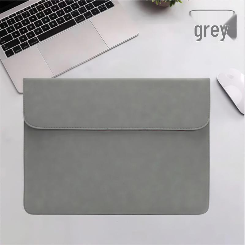 Leather Laptop Stand Bag for 13-16 Inch MacBook, Xiaoxin Air, Huawei