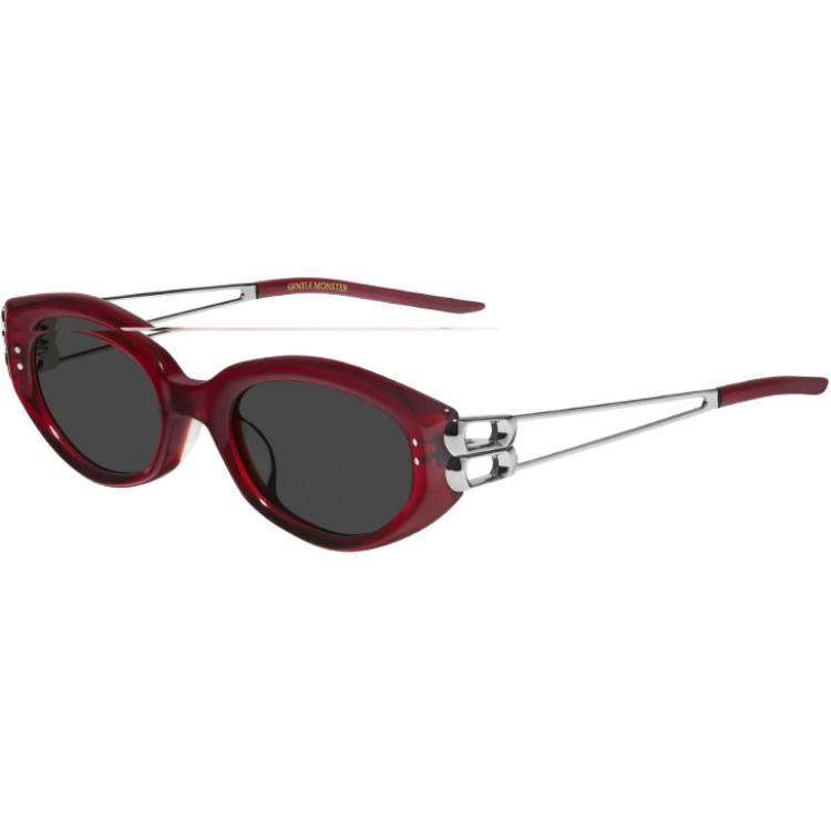 Gentle Monster Cat Eye Sunglasses Women sunglasses Red KUNSTRC3 53,Red