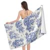 Asciugamano da Bagno Toile De Jouy Francese Asciugatura Rapida Asciugamano da Spiaggia Morbida Microfibra Super Assorbente Asciugamani per Palestra Spa Sport Nuoto