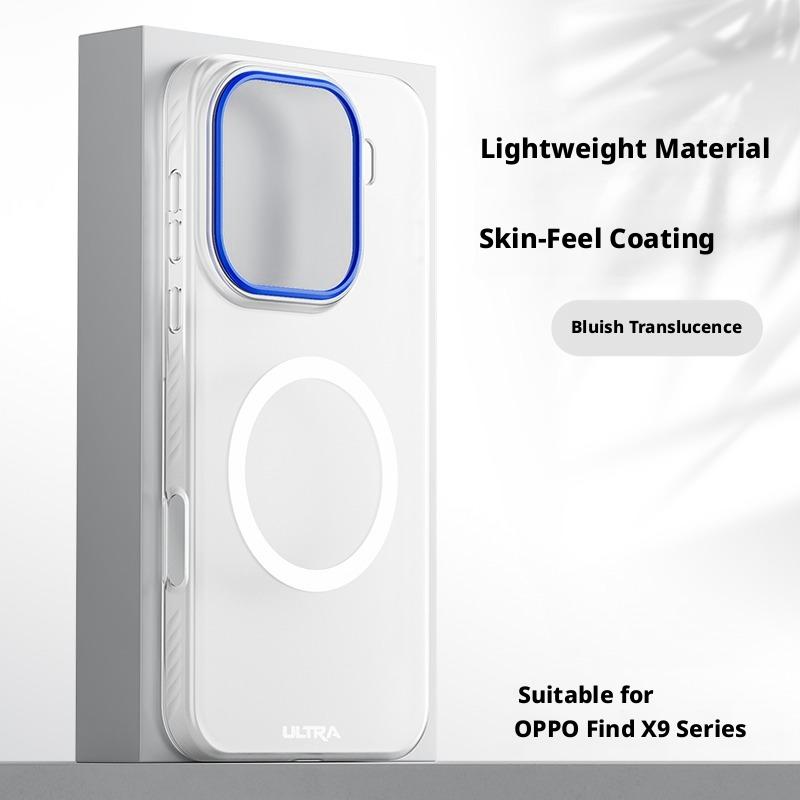 

Magnetic Attraction Solid Color Baby s Skin-feel Case For Oppo Find X9, X9 Pro, X9s Pro, X9 Ultra Lens Matte Skin PC Back Cover OPPO Find X9 Ultra