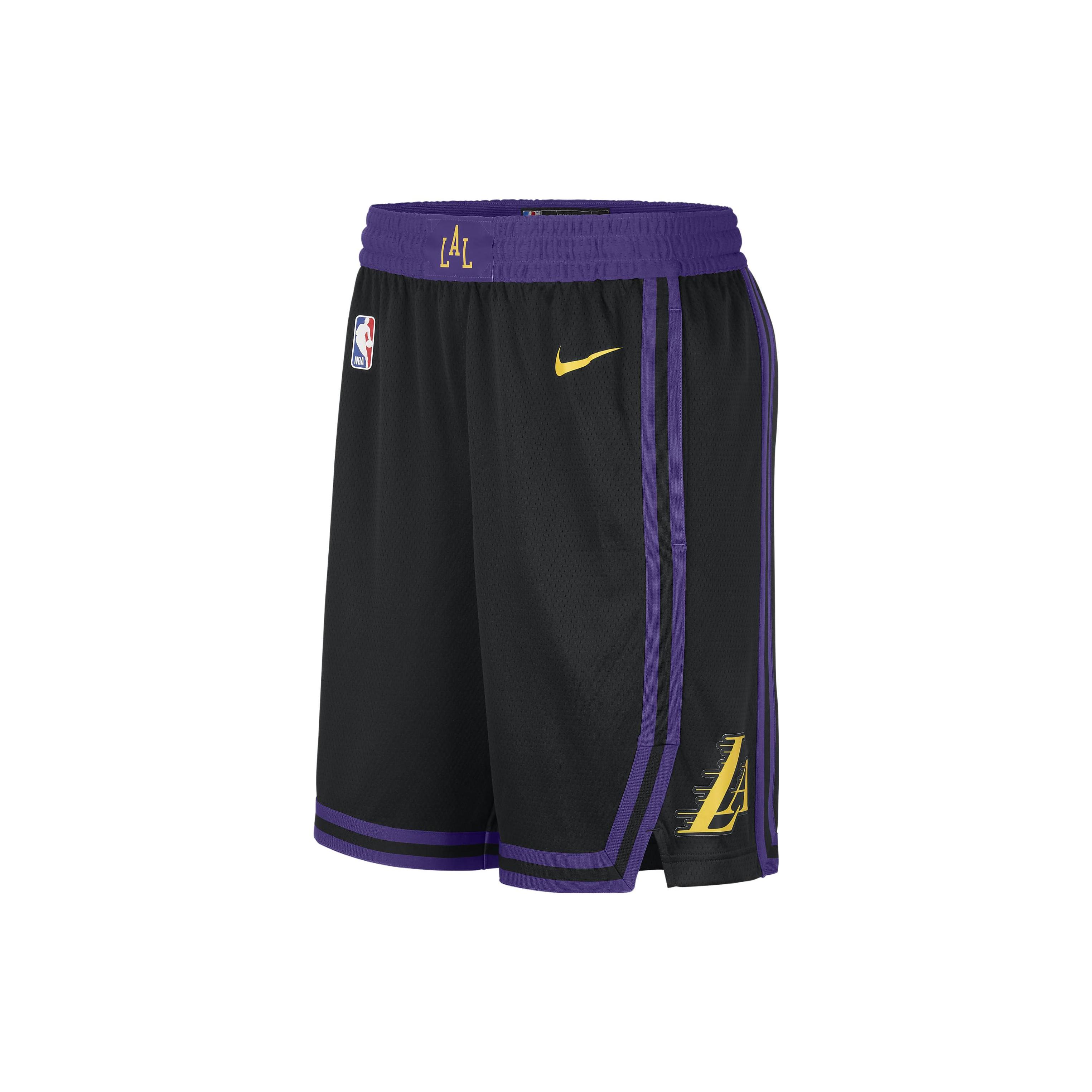 Nike Los Angeles Lakers City Edition 2023/24 Men s Nike Dri-FIT Nba Swingman Shorts DX8706-010 M