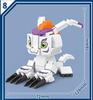 Digitales Monster Modell Bausteine Ziegelstein-Set Digimon Adventure Agumon Garudamon Metal Greymon Figuren-Set Animations-Spielzeug Kindergeschenk