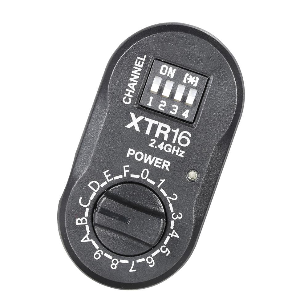 XTR 16 2.4G Wireless X system Remote Control Flash Receiver for X1C X1N XT 16 Transmitter Trigger Wistro AD360 DE QT DP