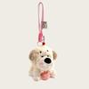 Cute Plush West Highland Bag Pendant Scribbled Puppy Keychain Pendant Cartoon Doll Doll Gift