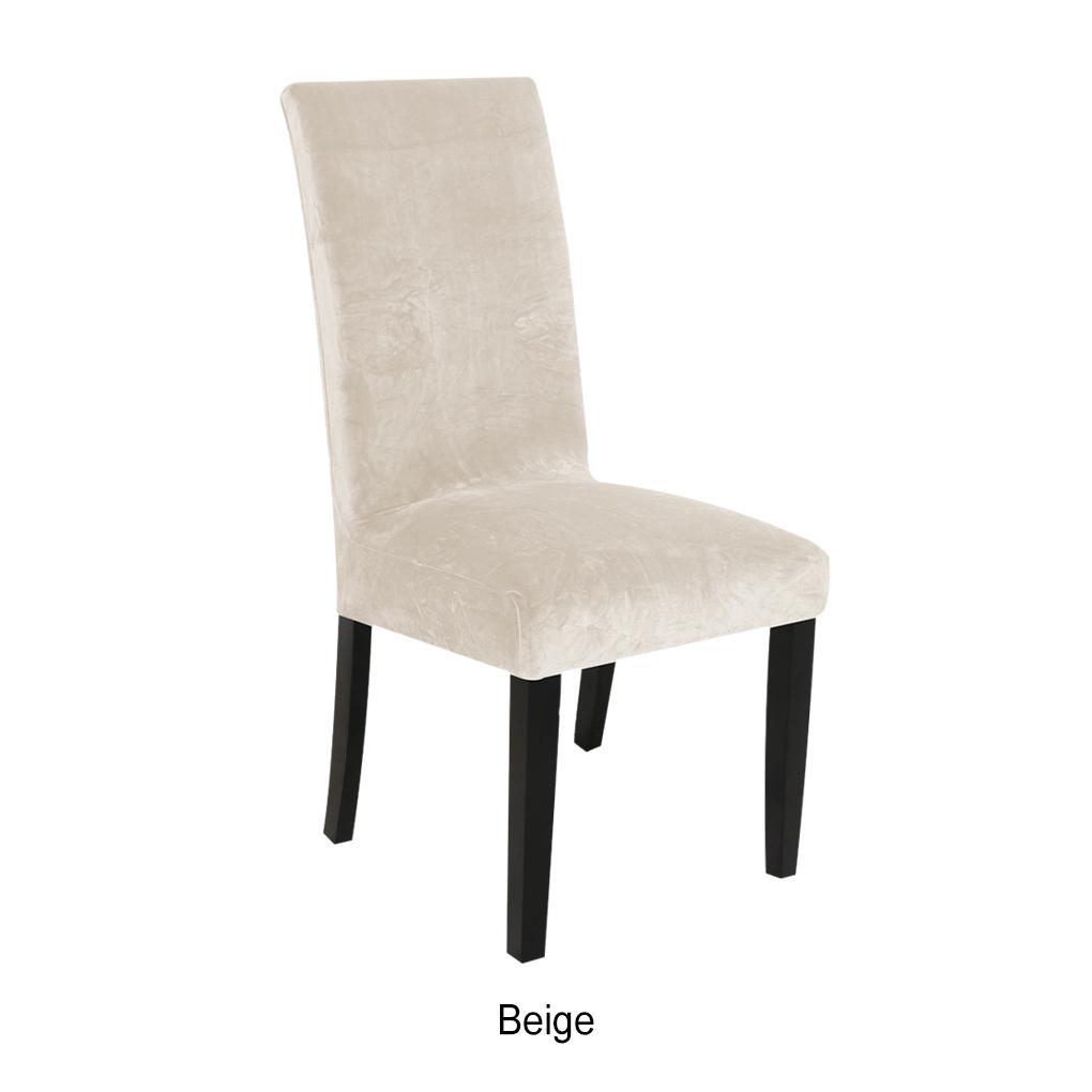 4pcs Polyester High Elastic And Breathable Chair Cover For Kitchen Chairs Protective Chair Covers