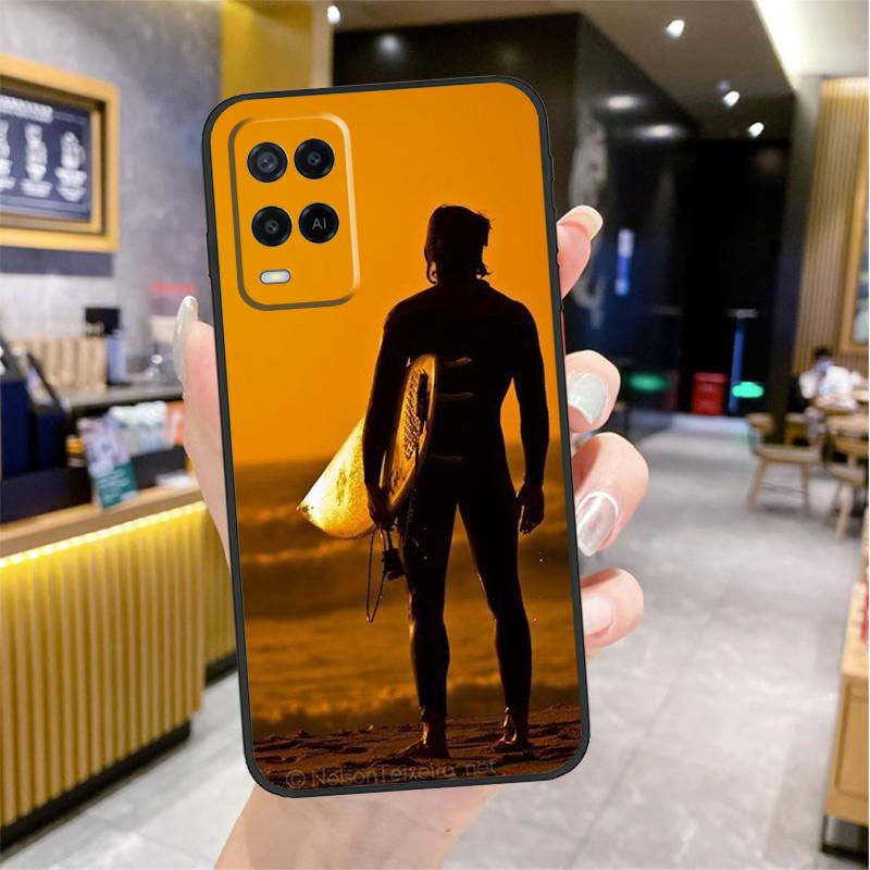 Surfer Surf Hang Loose Shak Case For Oppo A74 A54 A94 A78 A98 A18 A60 A80 A40 A38 A58 A96 A76 A16 A15 A17 A57 A77 A5 Pro