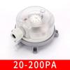 Air Differential Pressure Switch 20-200 Pa For HVAC Ventilation Systems Air Handling Units And Filter Clogging