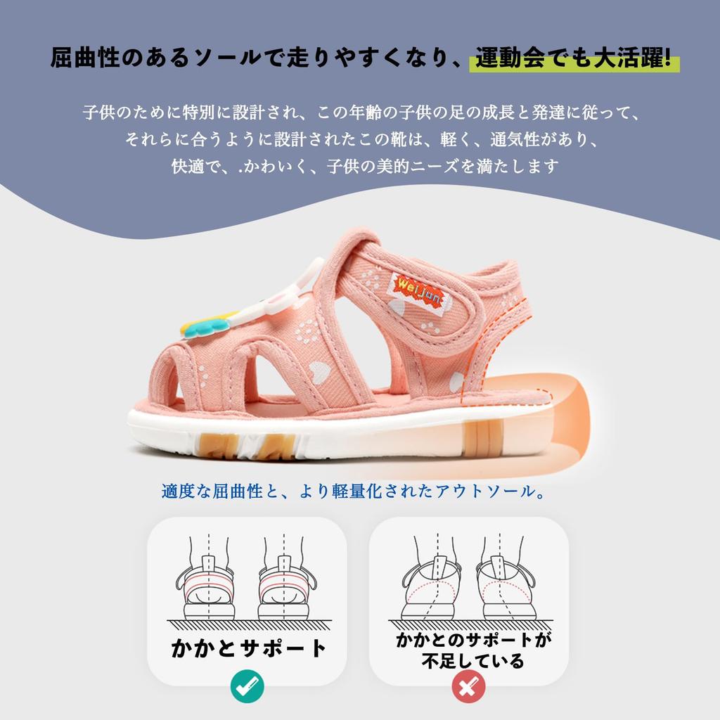 HAYAHARU Baby Sandals with Outdoor Sandals for Boys and Toe and Great for Walking Practice Kids' Whistle, Girls, Protection, Non-Slip, Breathable,