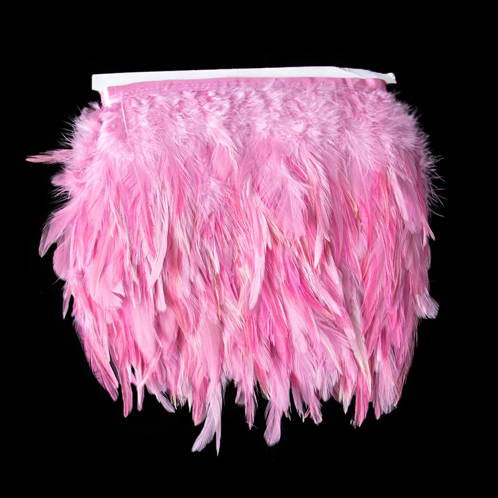 1Meter White Feathers Trims Dress Cloth Sewing Crafts Rooster Saddle Feather Ribbon Fringe Wedding Party Decoration Plumes