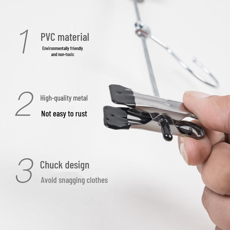 Durable Metal Pant and Skirt Clips for Drying Clothes