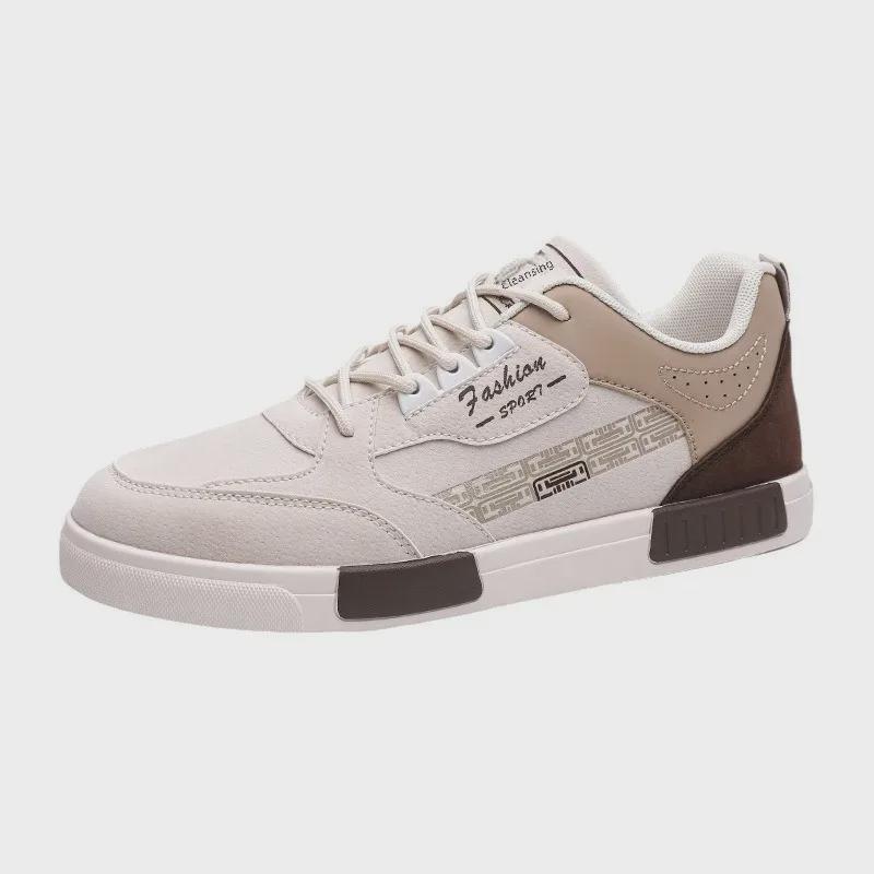 4647 Scarpe Casual da Uomo alla Moda Taglia Larga con Inserti in Camoscio - Calzature Sportive per Tutte le Stagioni