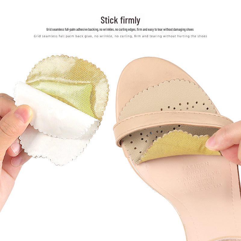 Women's Adjustable Leather Forefoot Pad: Thick, Non-Slip, Pain-Relief, Anti-Friction, Breathable, Half-Size Insole for High Heels