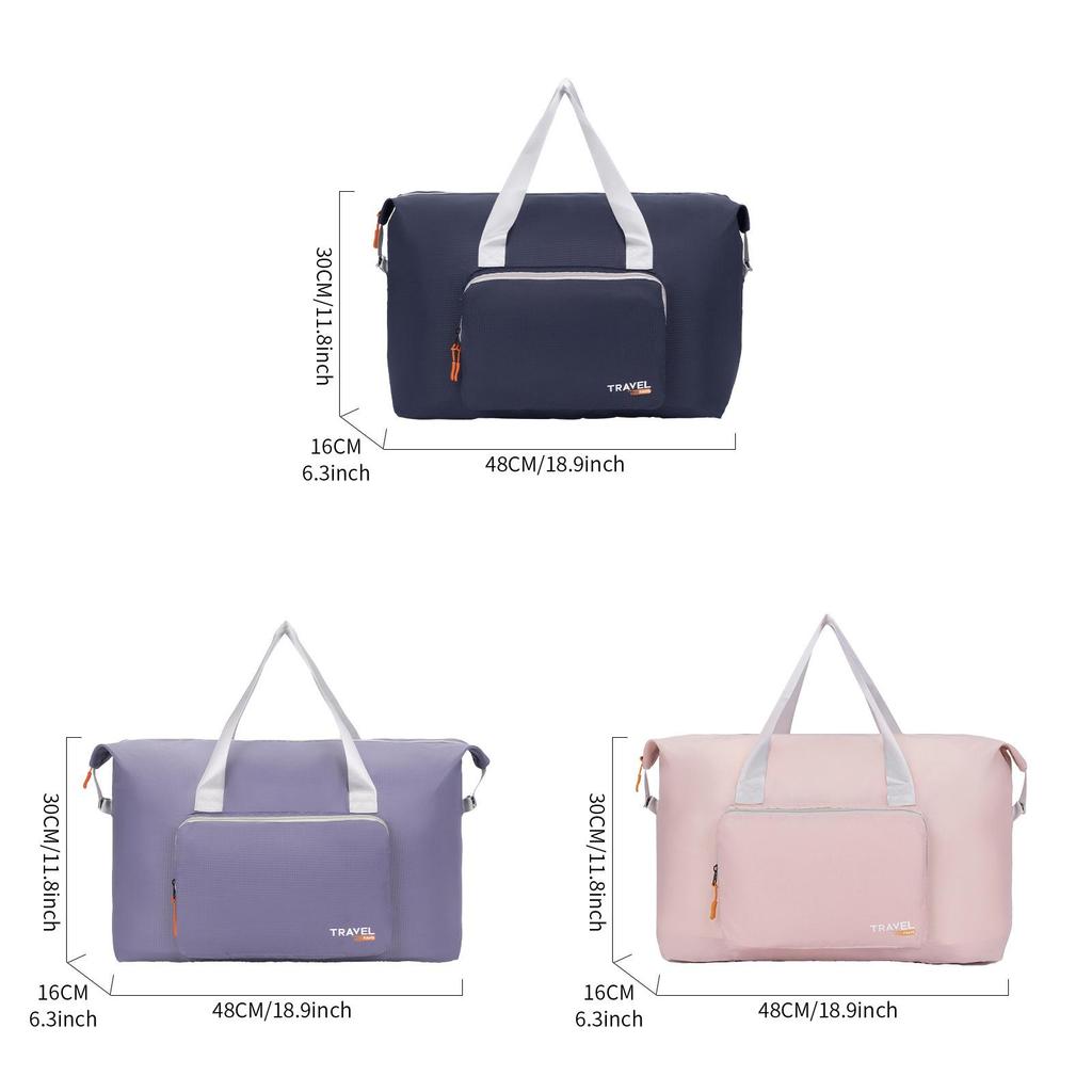 Travel Bag Folding Large Capacity Waterproof Polyester Travel Organizer For Short Trips And Storage