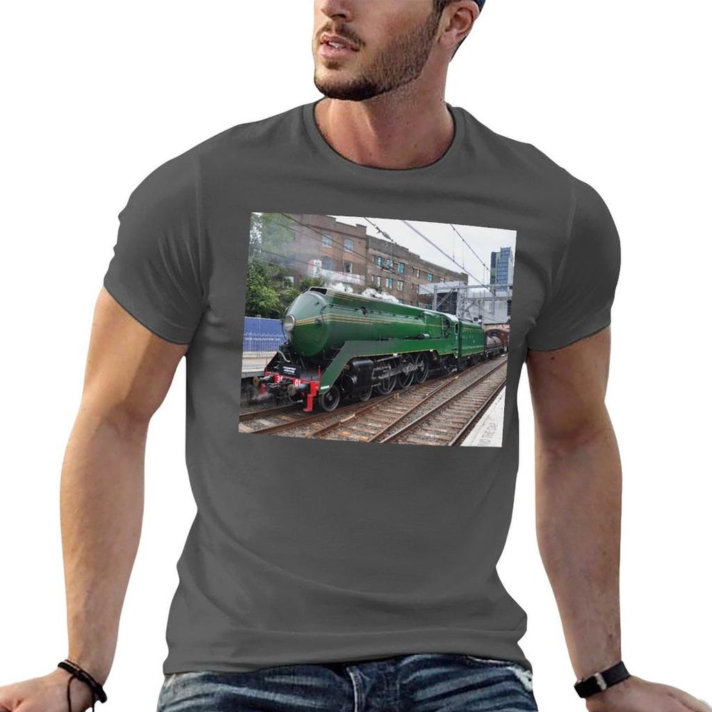 Steam Heritage Expo Engine 3801 20221001 Tshirt Anime Stuff Funny Tshirt Unisexs Graphic Tshirts Hip Hop
