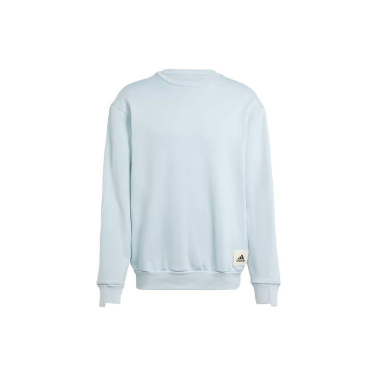 adidas Lounge Fleece Sweatshirt Wonder Blue Men s IM0489 XL