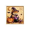 Pumpkin Dog Diamond Painting Kit  Shiba Inu Pearl Art Craft