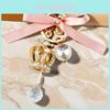 Elegant Crown Tassel Keychain For Women Featuring Sparkling Crystal And Pearl Accents Ideal For Gifts