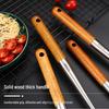 ZISIZ 2-Piece Extended Stainless Steel Wok Spatula Set