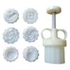 Adjustable Mooncake Mold 50g Flower Stamp Cookie Cutter Mould DIY Baking Accessories Mid-Autumn Festival X3UC