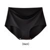 Nahtlose High-Waist-Tanga in Übergröße aus Eis-Seide mit antibakteriellem Baumwollzwickel für Damen