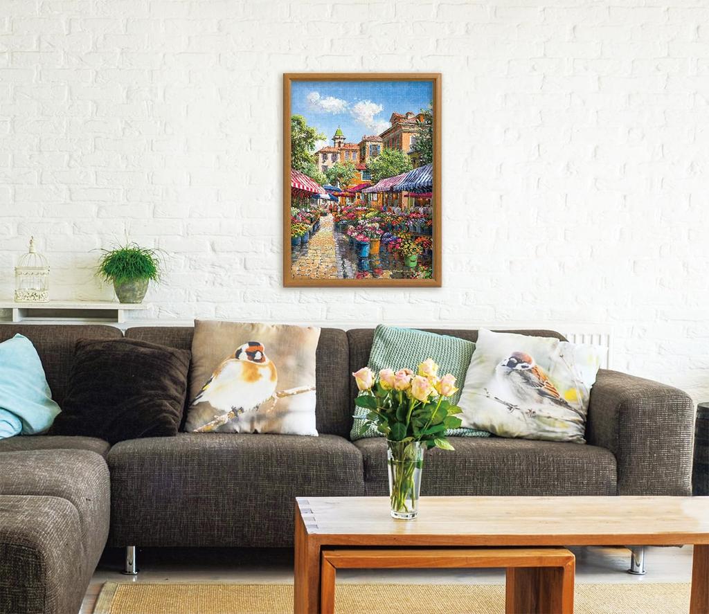 Schöner Blumenmarkt von Sam x 38 Puzzle hergestellt in Japan von APPLEONE 500-278 Park, 500-teilig (53cm) Puzzle,