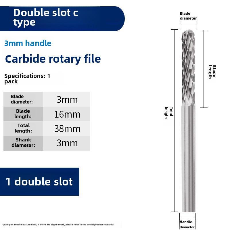 

Вращающийся напильник из карбида вольфрамовой стали 3*3 фреза для металла и электрической шлифовки