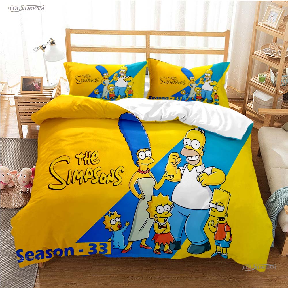 Comforter Carton Funny Casal All Season Comforter Bedding Sets Soft And S Teens Single/Double/Queen/King