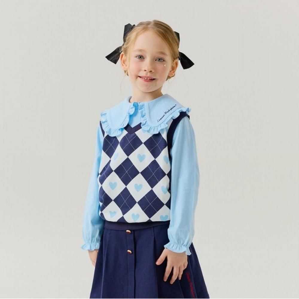 

Olivean Layered Argyle T shirT Navy navy/110