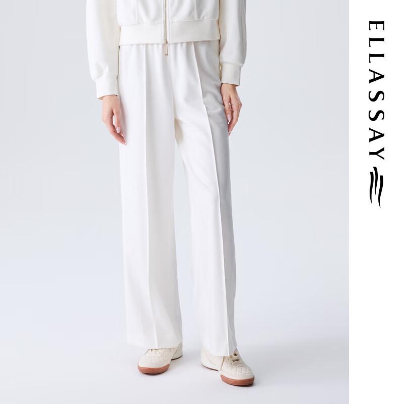 

ELLASSAY Женские повседневные брюки прямого кроя из смесовой шерсти, осень 2025 M