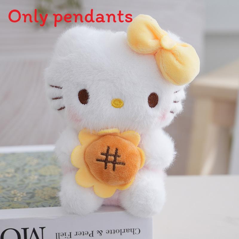 Pendants Cute Plush With Sunflower And Bow Decorations For Kids Gift