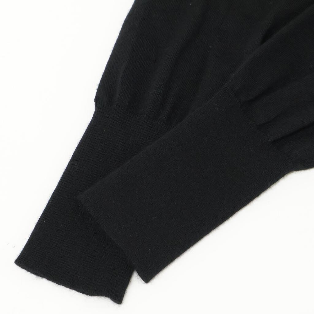 DAISY LIN 06158 Black Silk Cashmere Digital Travel Cardigan Tops 38 blackUsed