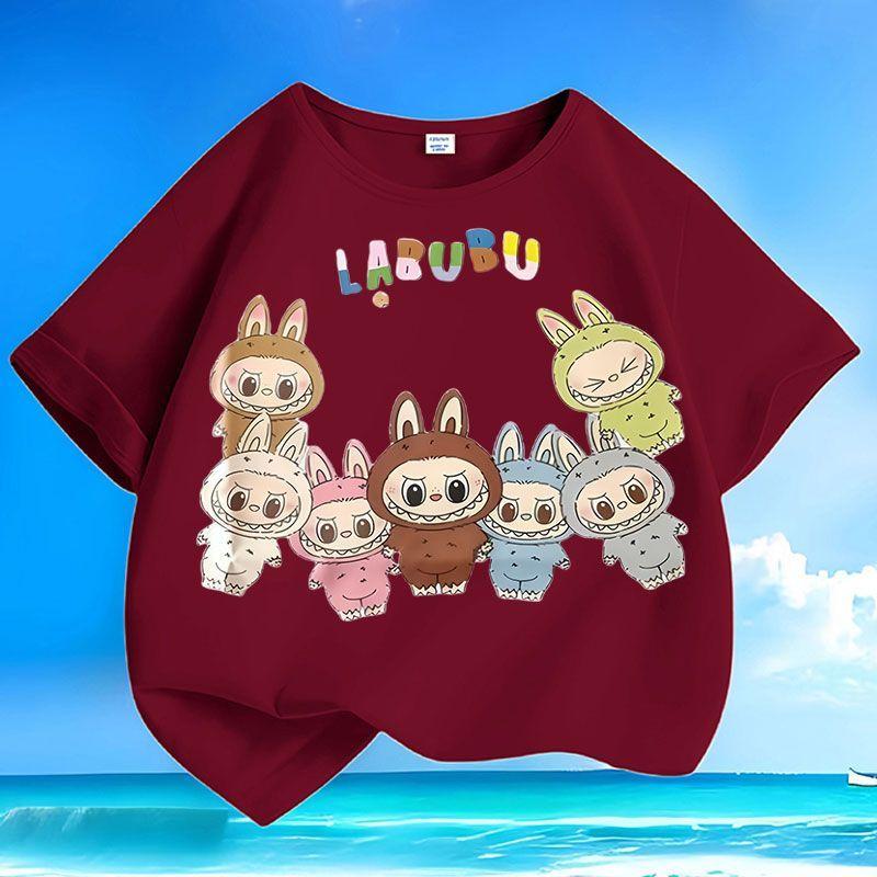 

Children s Casual Pure Cotton Top, Summer Cute T-shirts for Boys and Girls 160