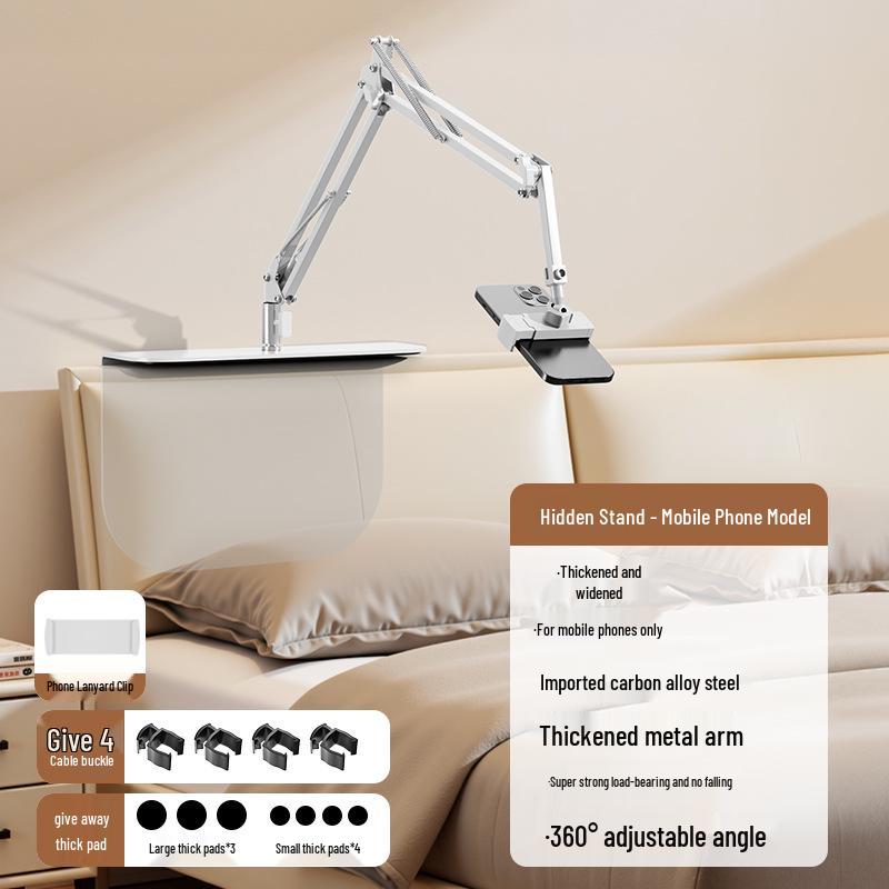 Lazy Person’s Bedside Phone & Tablet Holder: Hands-Free TV, Tablet, Live Stream, and Drama Stand