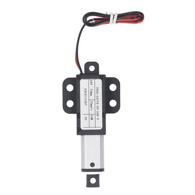 Elektrinis mini tiesinis pavara 20 mm eiga 50 N DC24V 15 mm/s su sparneliu sofai Robotui TV Stalui Spintai Langui