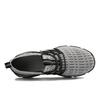 Men Work  Boots Non-Slip Puncture Kevlar Bottom Fashion  Shoes Waterproof Steel Toe Boots 7773 Black/Grey Size 39-46