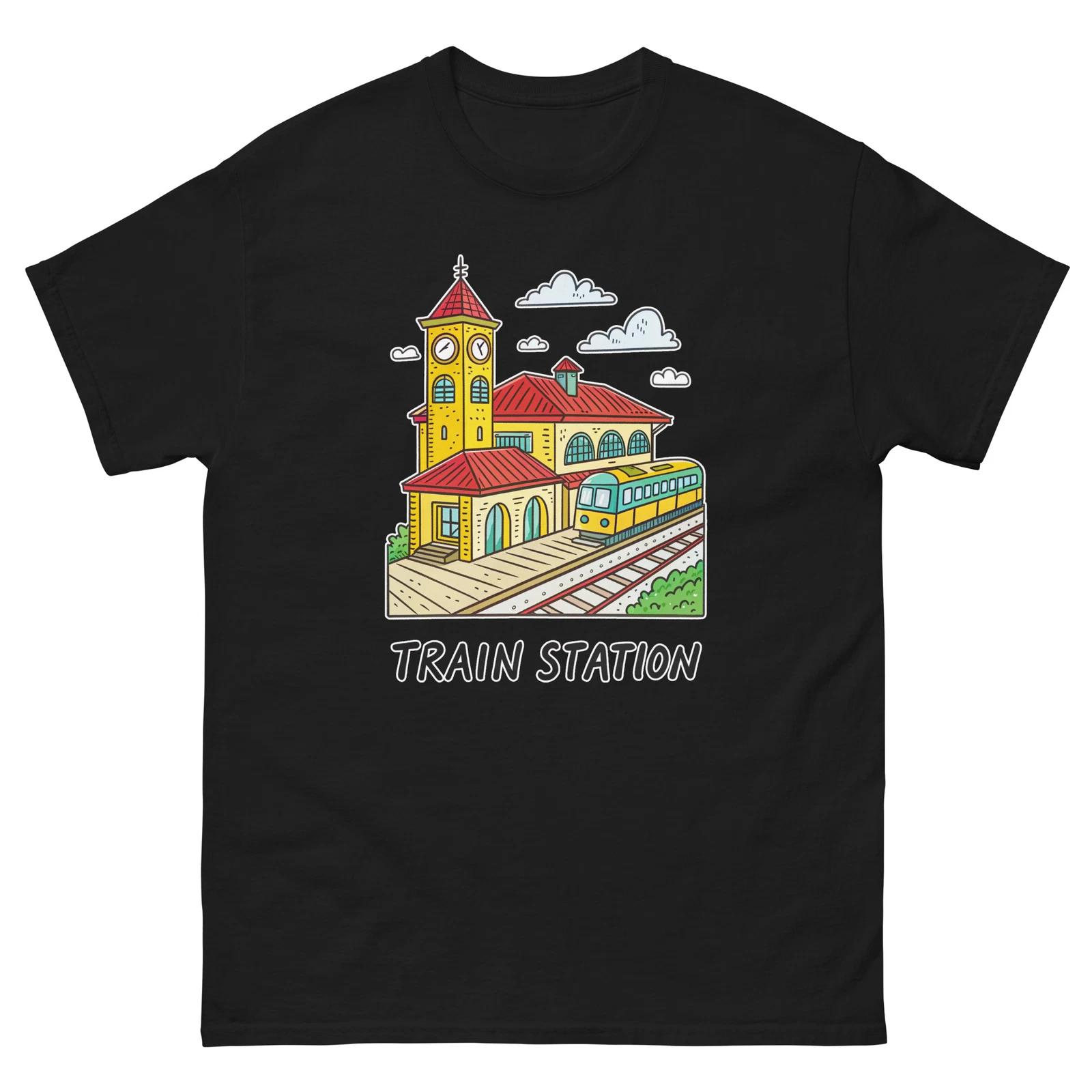

Train Station Everyday Location Building Place T-Shirt M