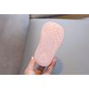 Baby toddler shoes soft sole spring and autumn boys and girls baby shoes breathable non-slip mesh cartoon little white shoes sports shoes