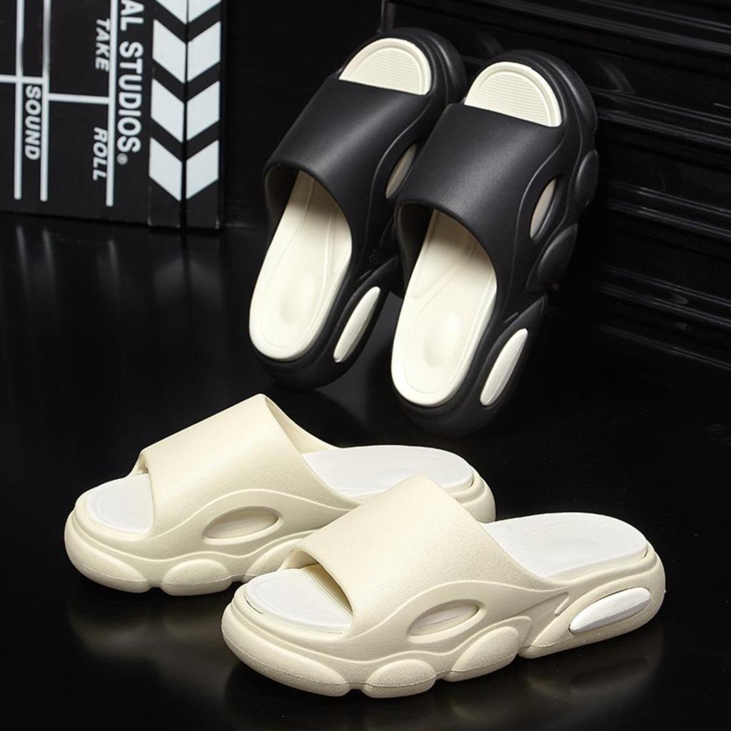 Thick Soled, Men's Slippers, Summer, Height Increasing, Wear-resistant, Non Slip, Home Slippers, Sandals, Sandals