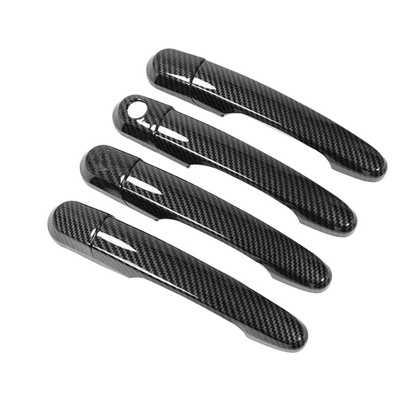 Precise For Hyundai Elantra 2007 2008 2009 2010 Carbon Fiber Outside Exterior Outer Side Door Handle Protector Cover Trim